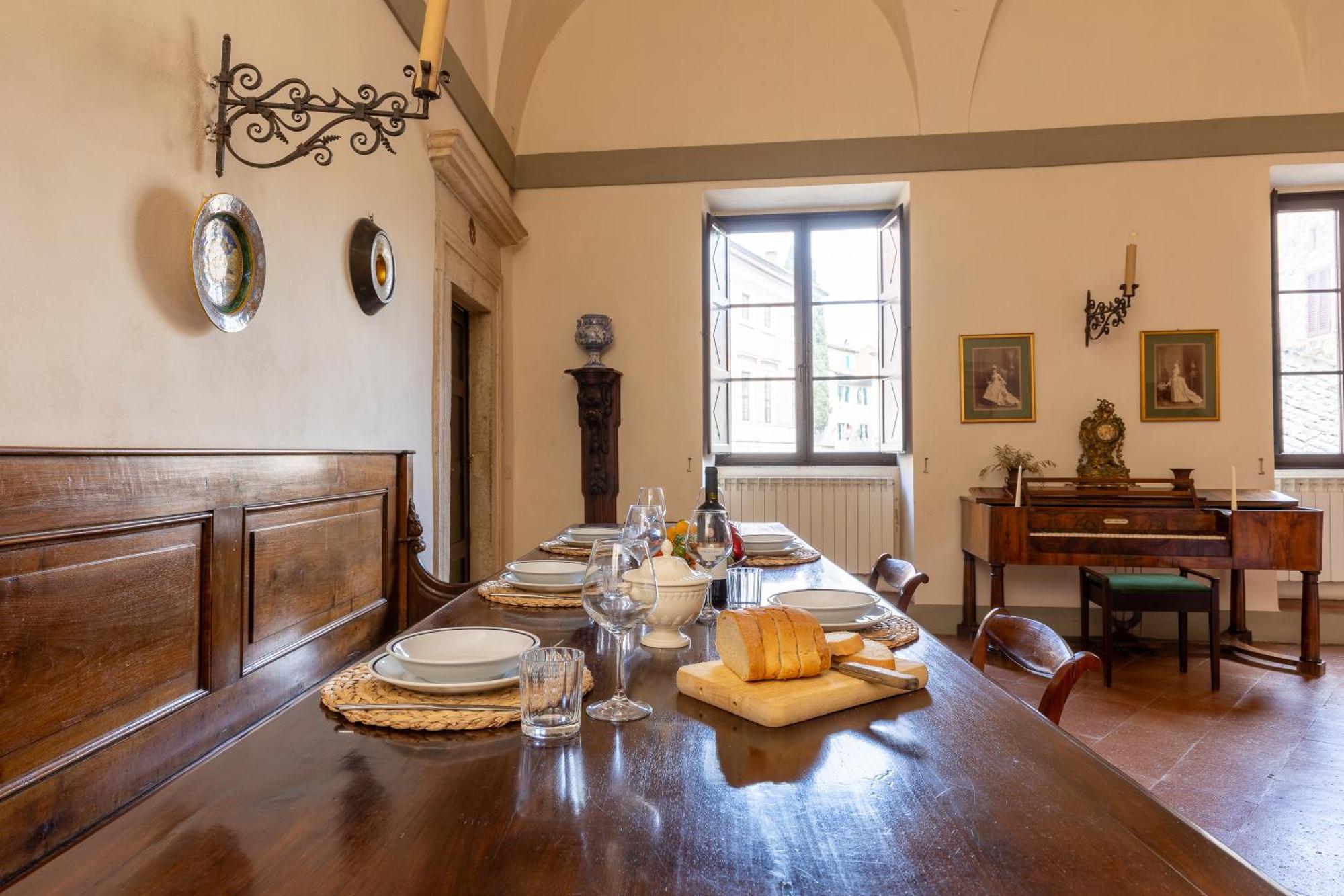 Ferienwohnung Palazzo Costanti - A 8 Minuti Dalle Terme San Quirico dʼOrcia Exterior foto